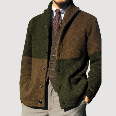 Bastien | Veste en maille boutonnée