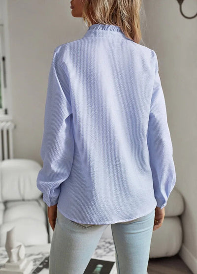 Aude | Blouse féminine aux plis délicats