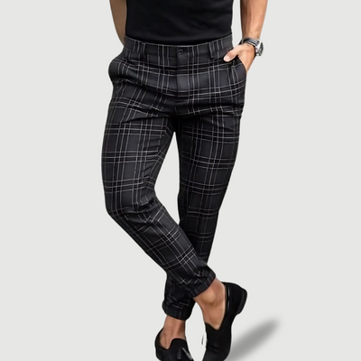 Roy | Pantalon élégant à motif carreaux pour homme