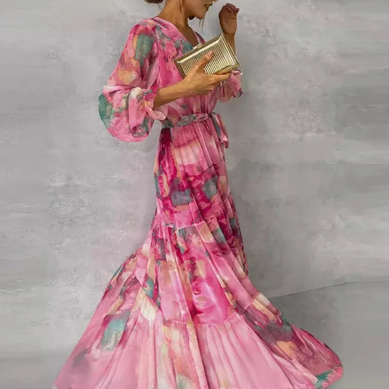 Emily | Robe Fleurie Élégante