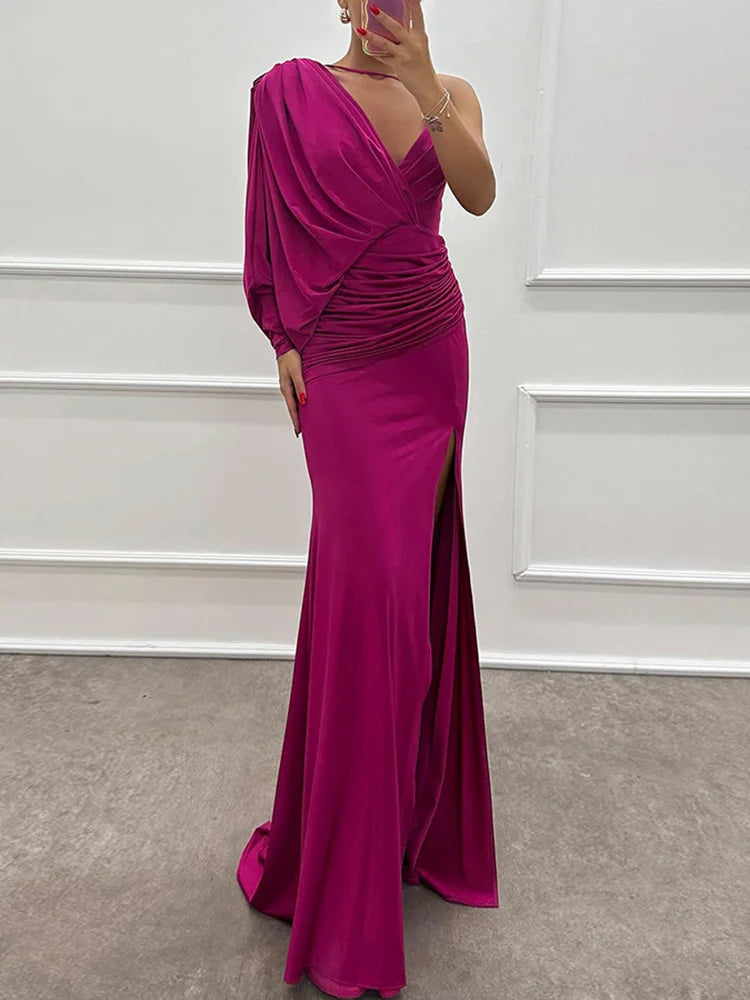 Iliana | Robe à Épaule Unique