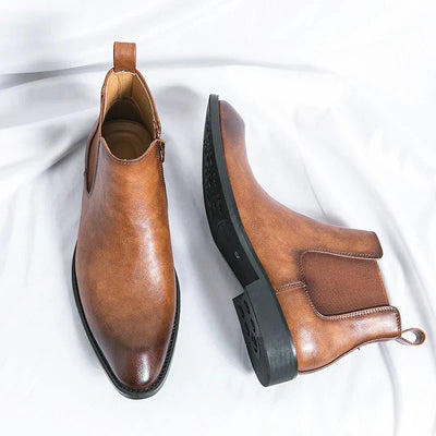 Cooper | Bottines Chelsea pour homme avec fermeture éclair et style élégant