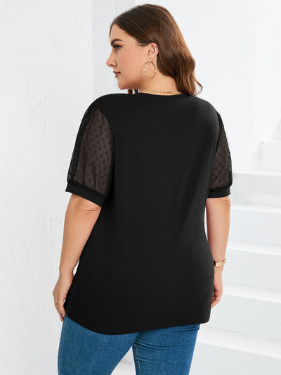 Veronique | Blouse élégante avec manches bouffantes féminines