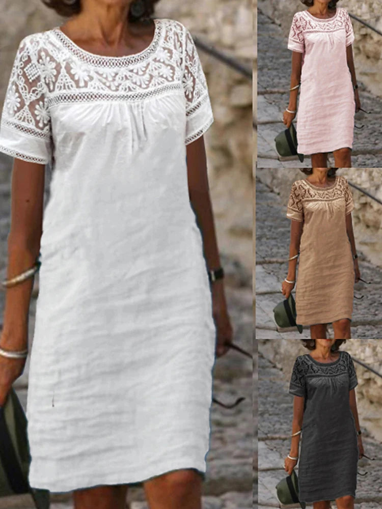 Solène | Robe Dentelle À L'elegance Intemporelle