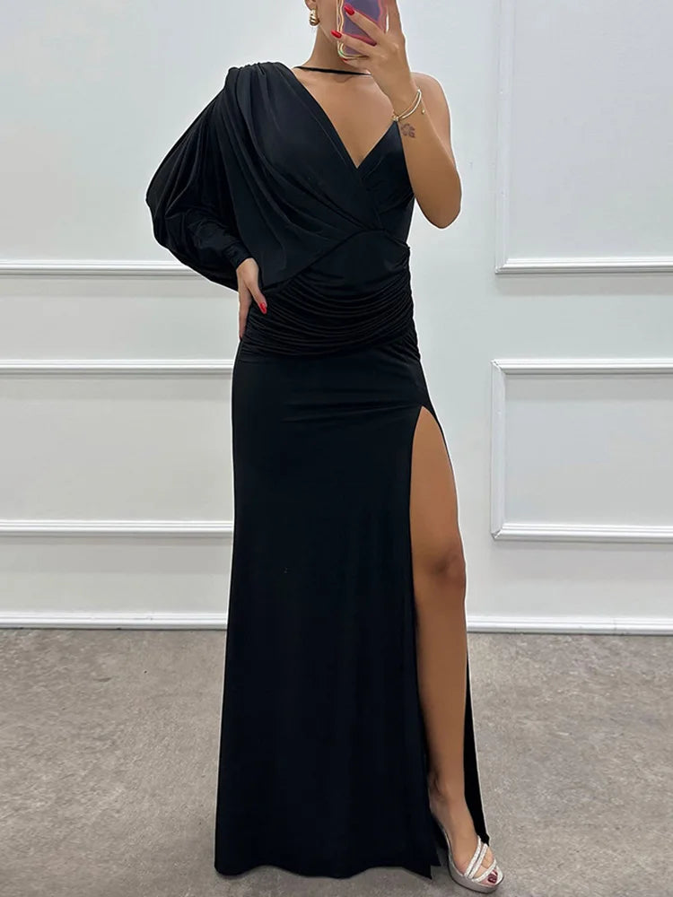 Iliana | Robe à Épaule Unique