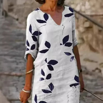 Fantine | Robe Imprimee À L'Elegance Intemporelle