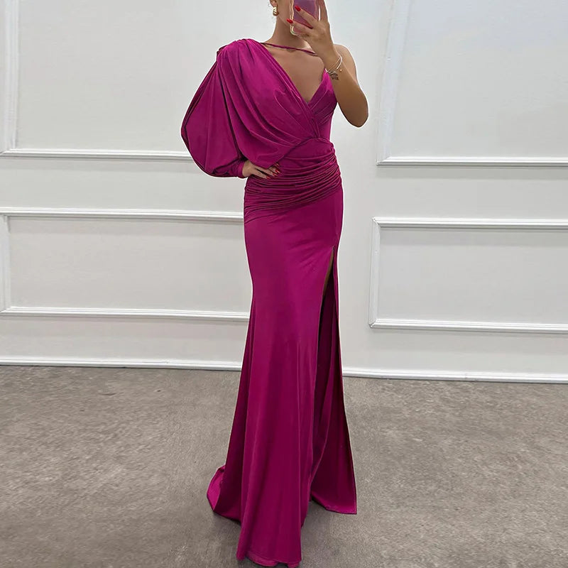 Iliana | Robe à Épaule Unique