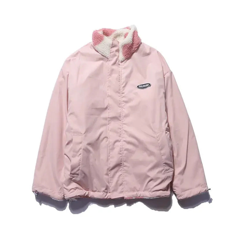 Katharina | Veste Réversible à Cœurs