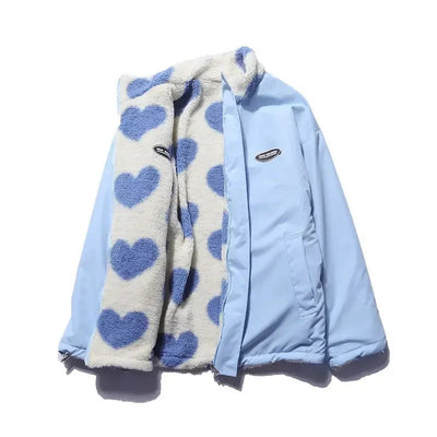 Katharina | Veste Réversible à Cœurs