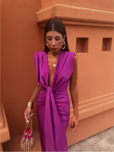 Lily | Élégante robe plissée