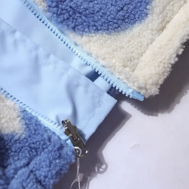 Katharina | Veste Réversible à Cœurs