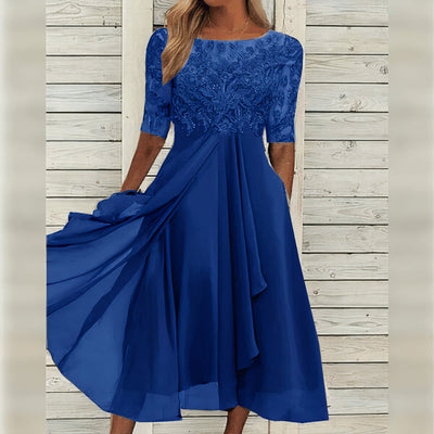 Taryn | Robe midi en dentelle élégante