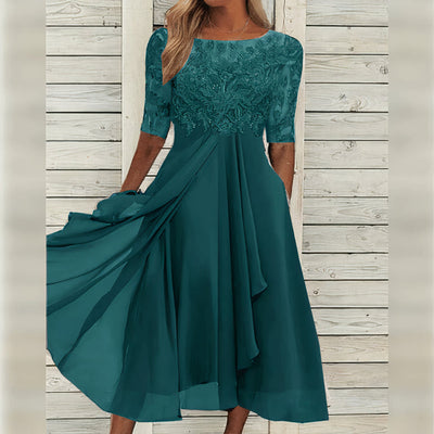 Taryn | Robe midi en dentelle élégante