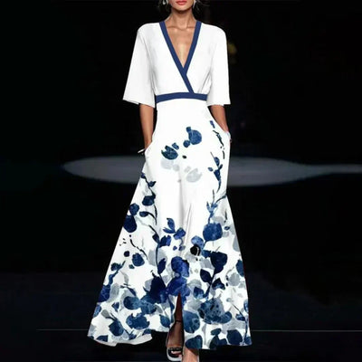 Jamie | Robe Élégante à Motifs Floraux