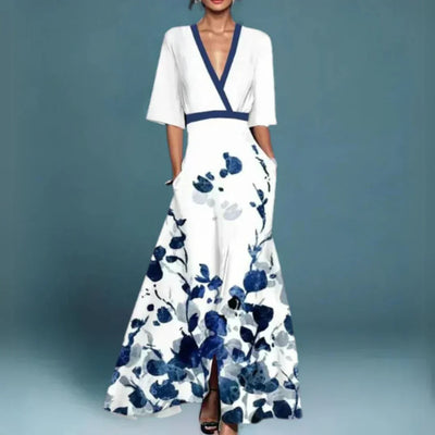 Jamie | Robe Élégante à Motifs Floraux