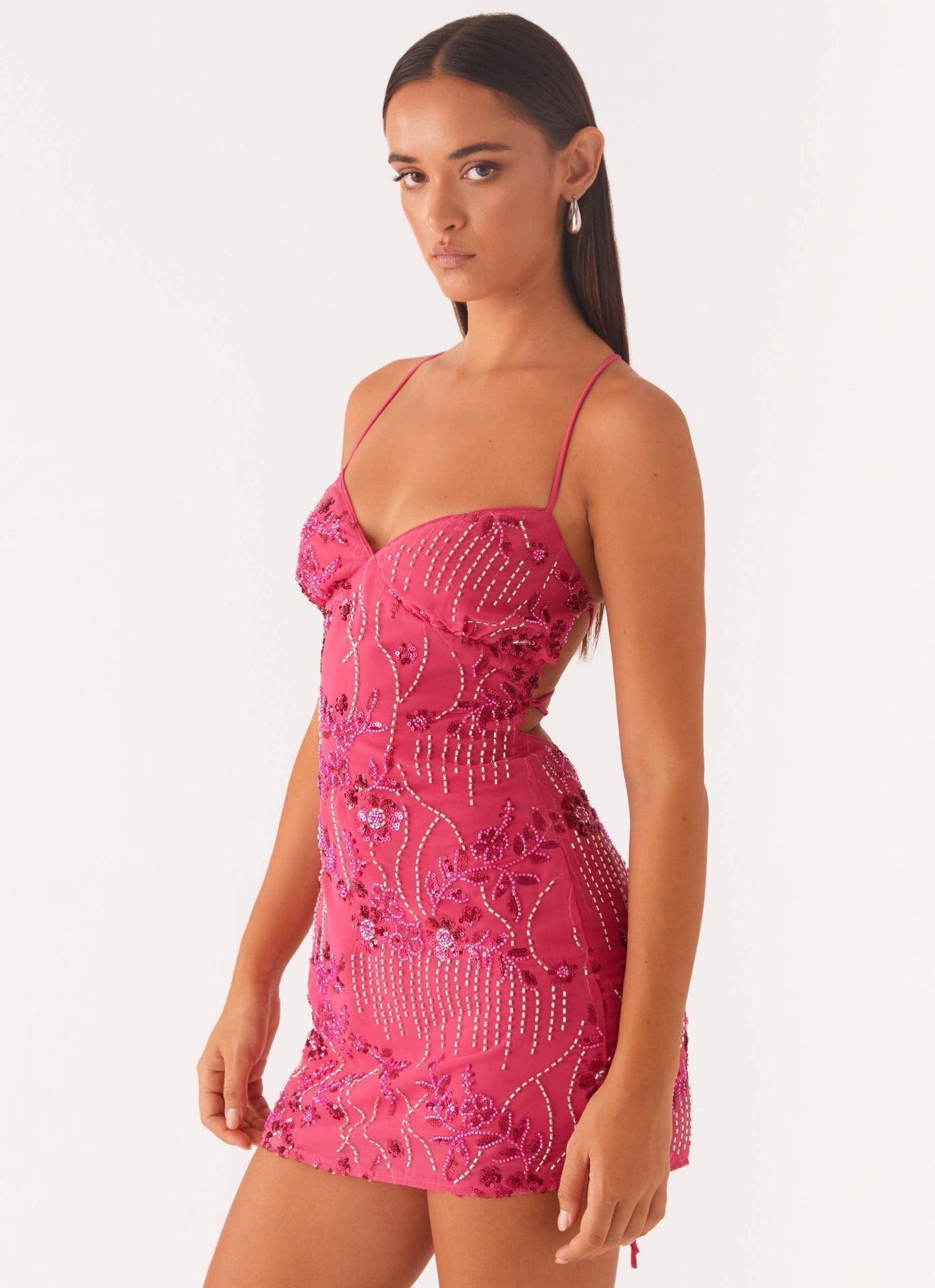 Justine | Robe mini à sequins