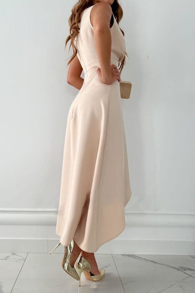 Mandy | Robe midi élégante avec décolleté en V