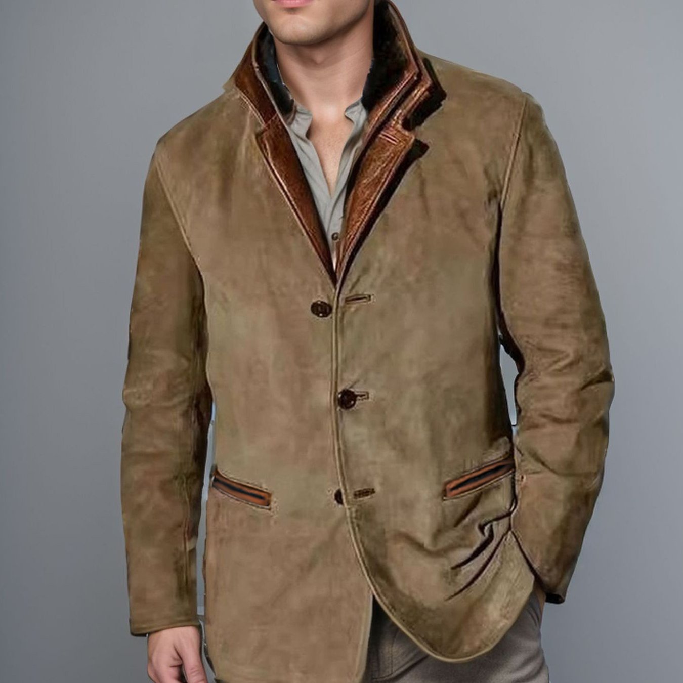 Henri | Veste en daim pour homme