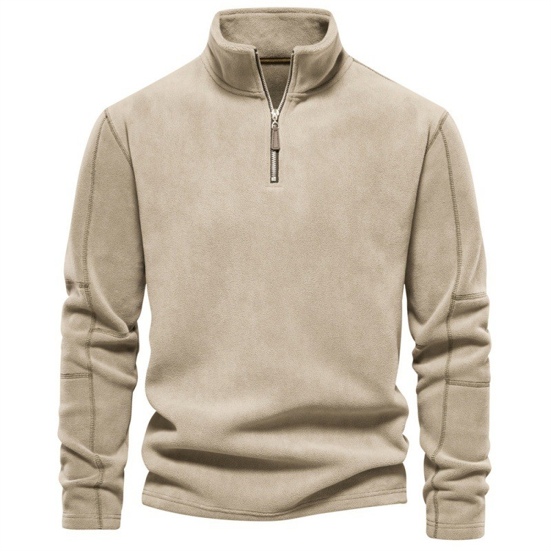 Joshua | Pull homme zippé quart avec confort ultime