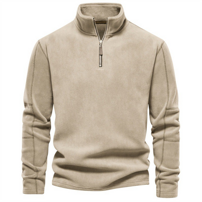 Joshua | Pull homme zippé quart avec confort ultime
