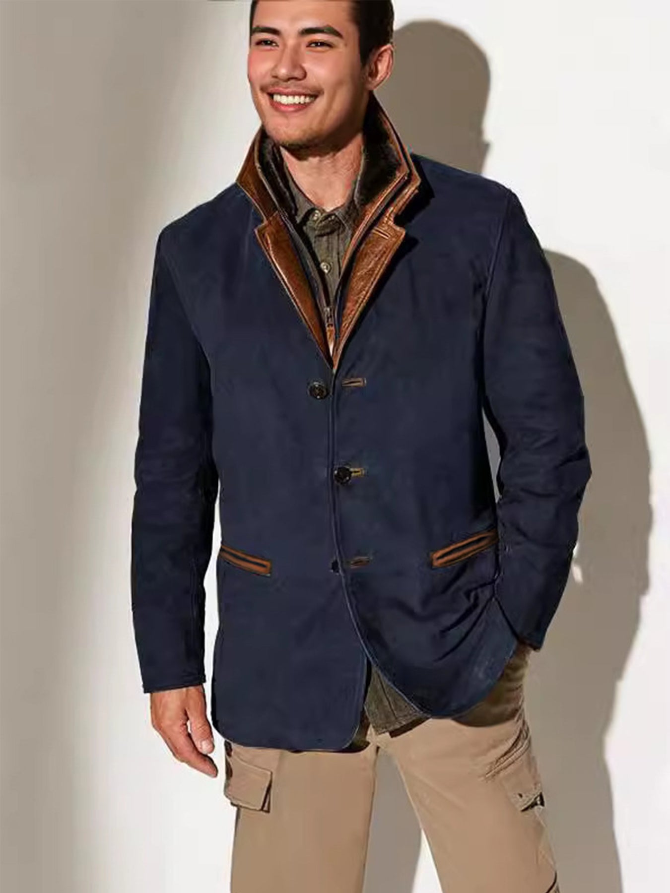 Henri | Veste en daim pour homme