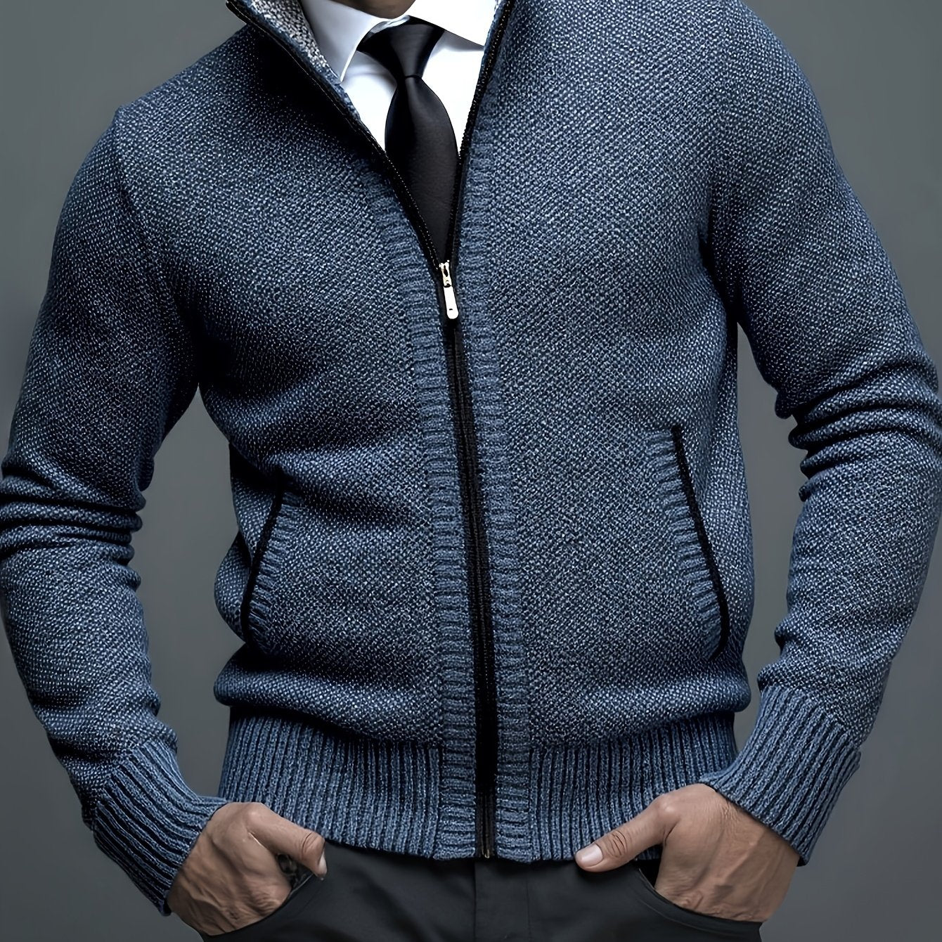 Théodore | Cardigan zippé en maille