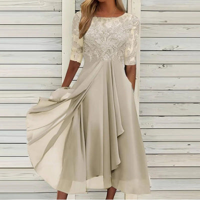 Taryn | Robe midi en dentelle élégante