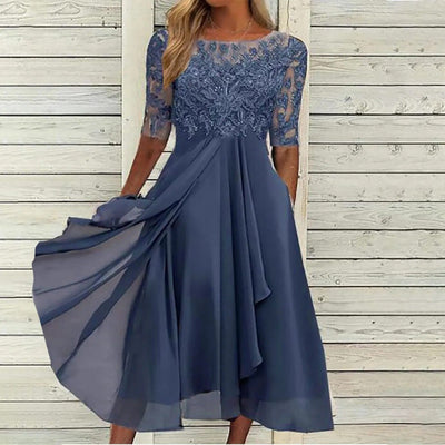Taryn | Robe midi en dentelle élégante