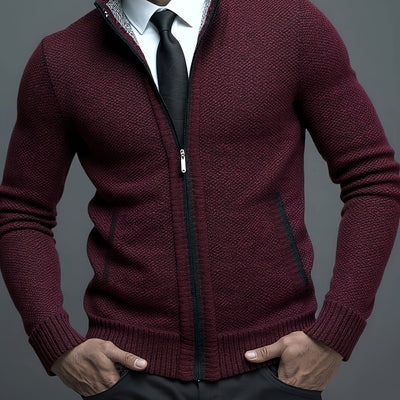 Théodore | Cardigan zippé en maille
