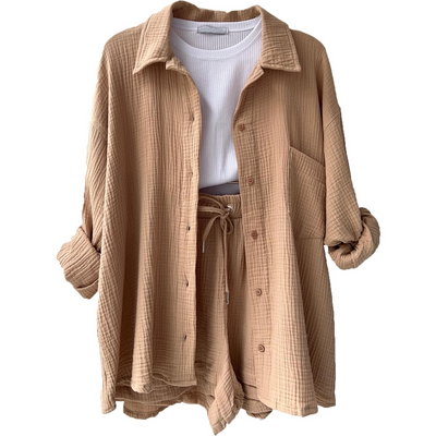 Giada | Ensemble d'été en coton léger pour femme