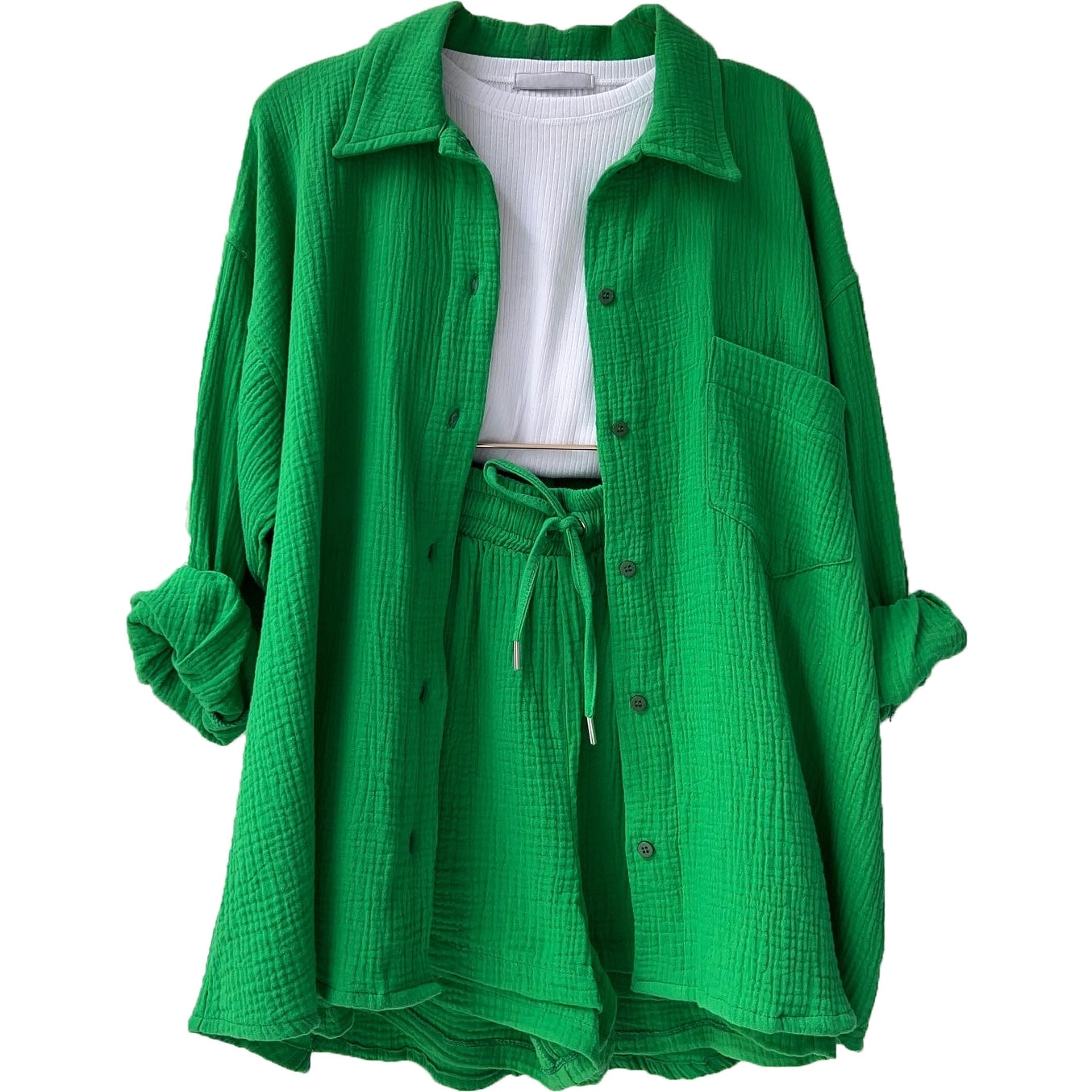 Giada | Ensemble d'été en coton léger pour femme