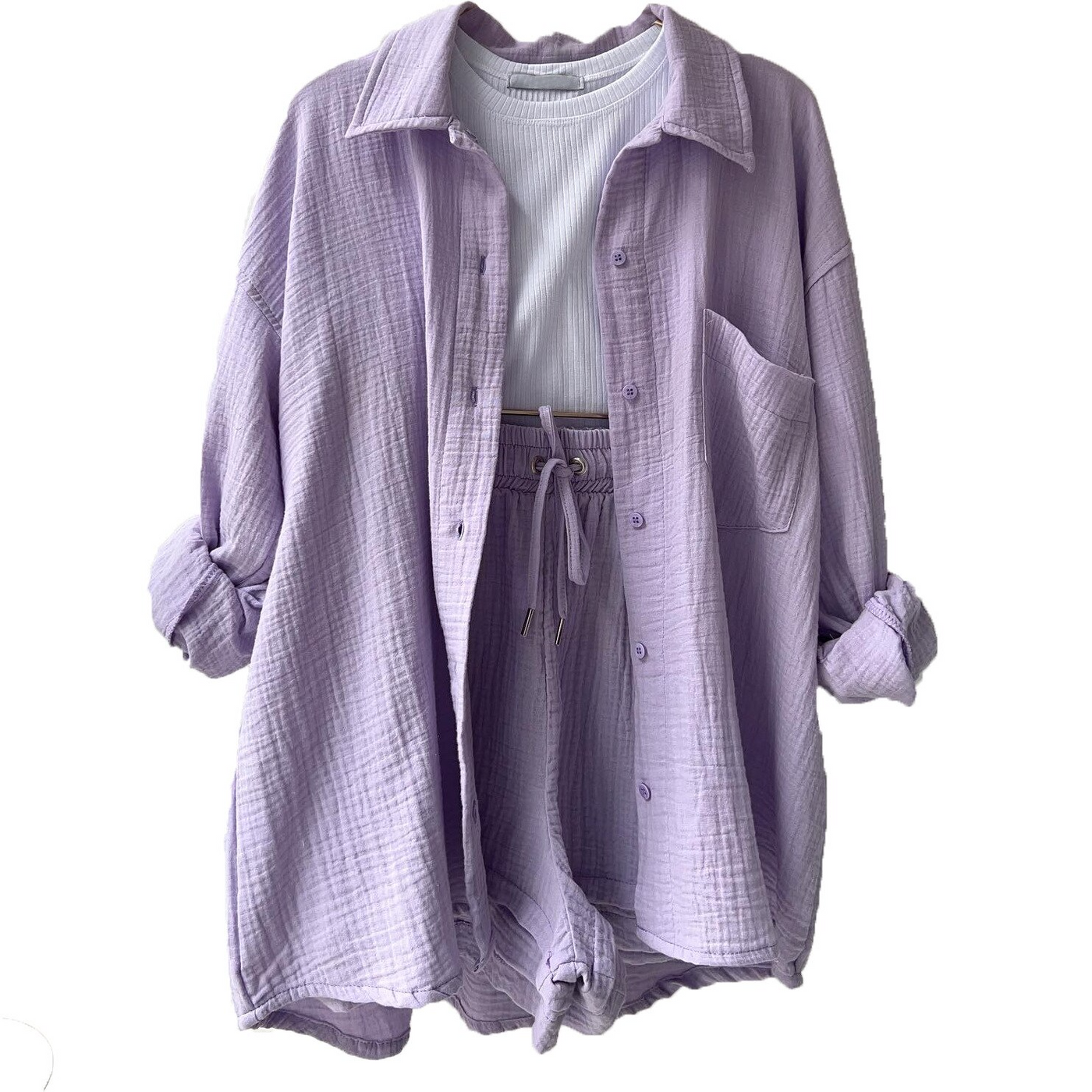 Giada | Ensemble d'été en coton léger pour femme