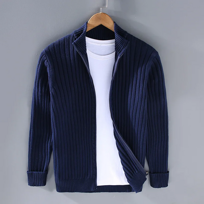 Massimo | Cardigan pour homme en coton luxueux