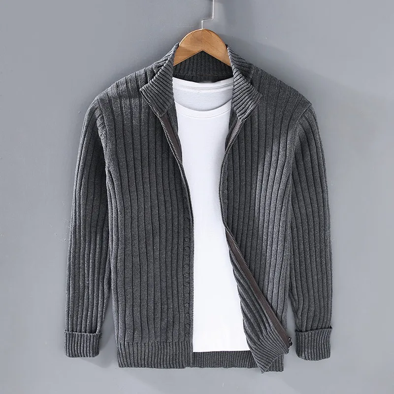 Massimo | Cardigan pour homme en coton luxueux