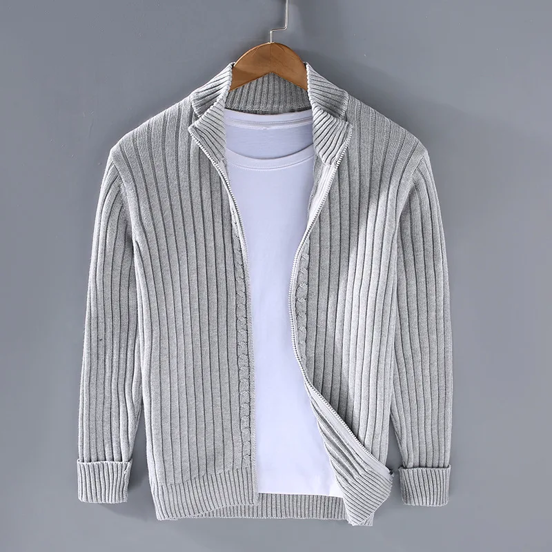 Massimo | Cardigan pour homme en coton luxueux