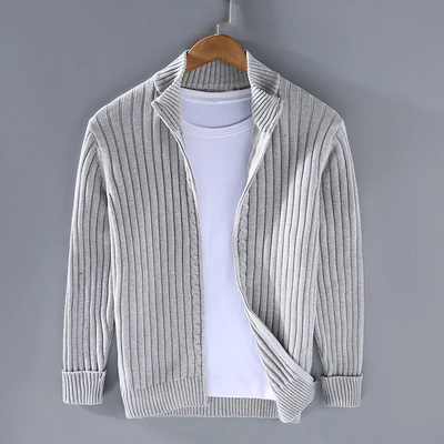 Massimo | Cardigan pour homme en coton luxueux