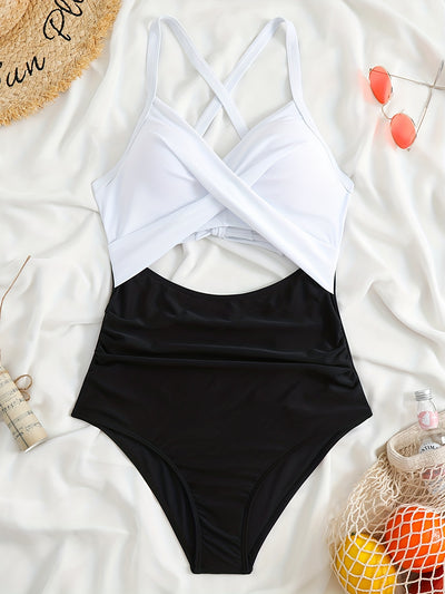 Josephine | Maillot de bain avec décolleté croisé et découpe