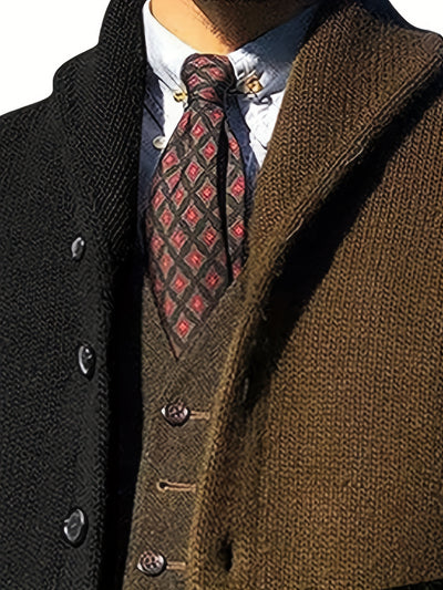 Bastien | Veste en maille boutonnée