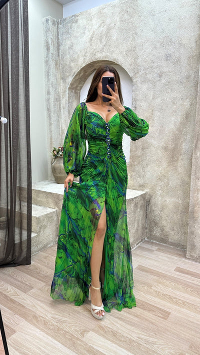 Gisselle | Robe Élégante avec Décolleté en V