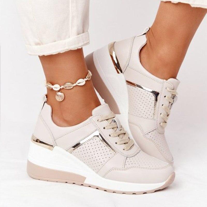 Maja | Baskets femme confortables au style intemporel