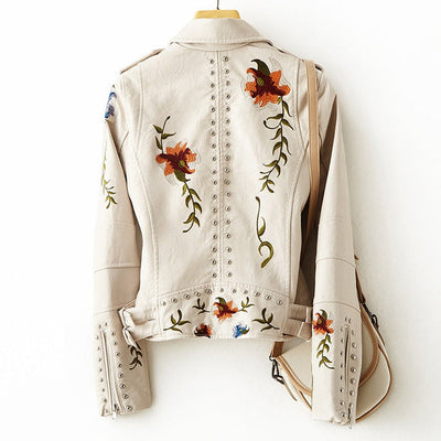 Livia | Veste avec broderie florale rétro