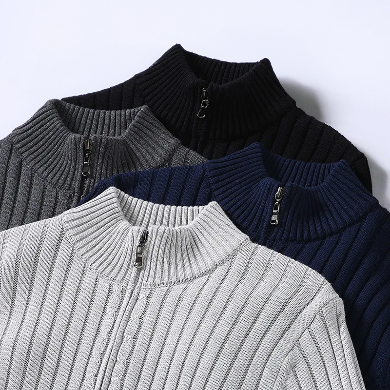 Massimo | Cardigan pour homme en coton luxueux