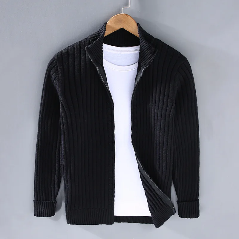 Massimo | Cardigan pour homme en coton luxueux