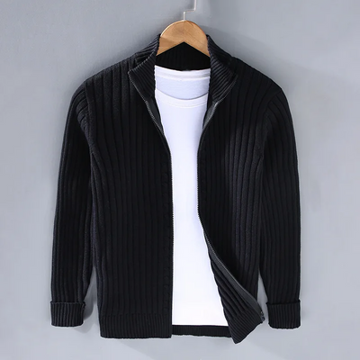 Massimo | Cardigan pour homme en coton luxueux