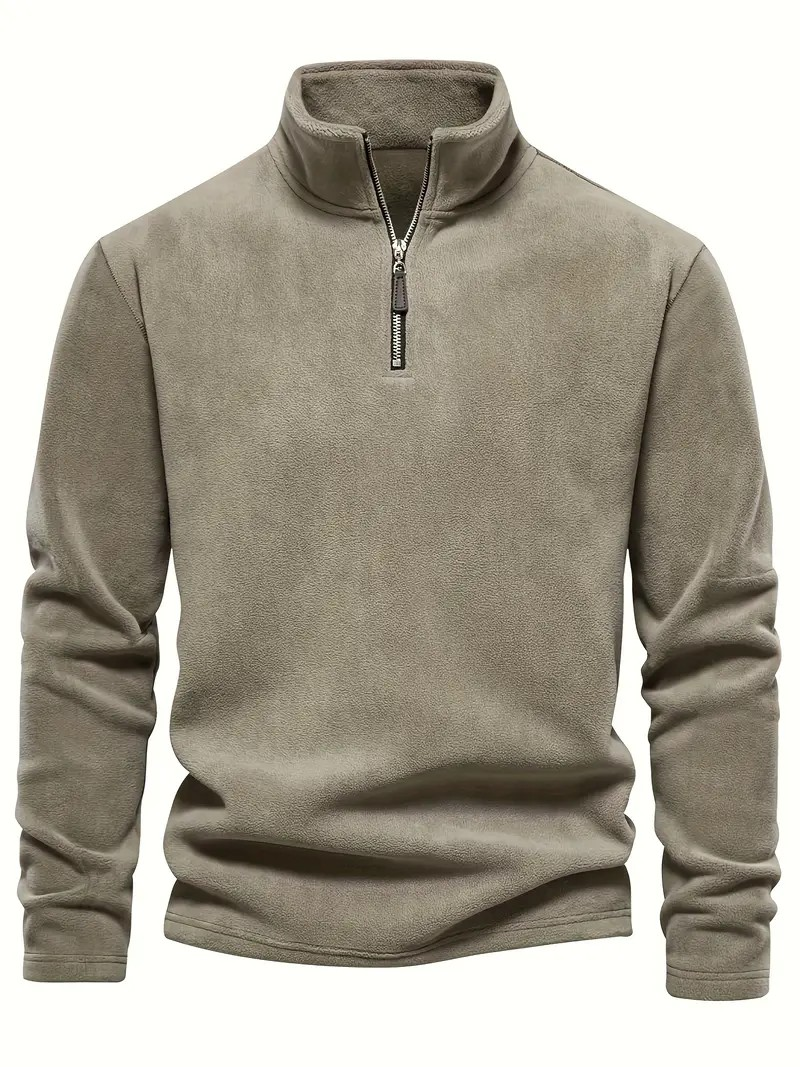 Joshua | Pull homme zippé quart avec confort ultime