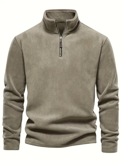 Joshua | Pull homme zippé quart avec confort ultime