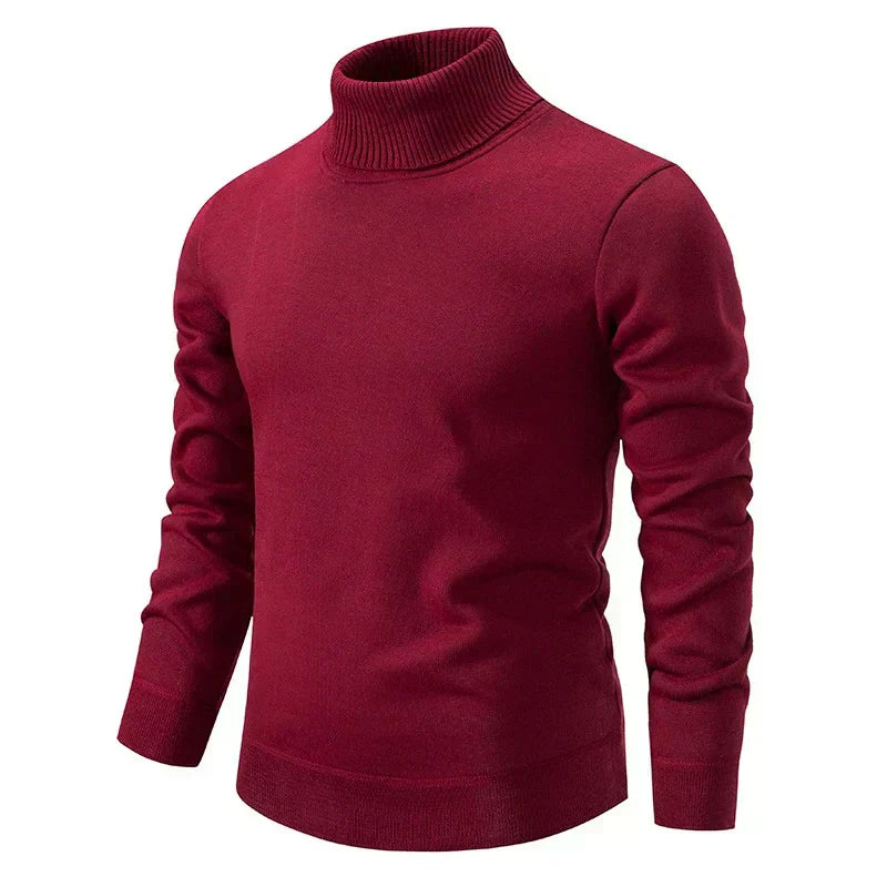 Franck | Pull col roulé intemporel pour homme