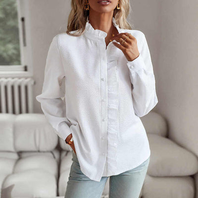 Aude | Blouse féminine aux plis délicats